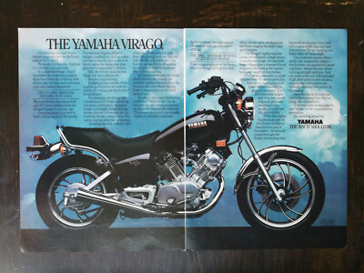 Vintage 1981 Yamaha V-Twin Virago 3-Page Original Color Ad | eBay