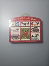 PSX PERSONAL STAMP EXCHANGE FOLK ART SAYINGS RUBBER STAMP SET SK104 NIOP