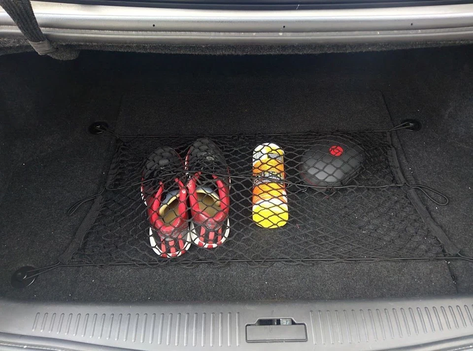 Red de carga de malla estilo sobre/piso para maletero trasero para Cadillac STS 2005-2011 nueva Foto 2 de 4