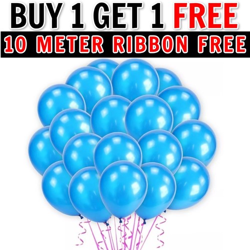 50 X METALLIC BALLOON helium BALLOONS Quality WEDDING Birthday Party Decor UK - Picture 7 of 18
