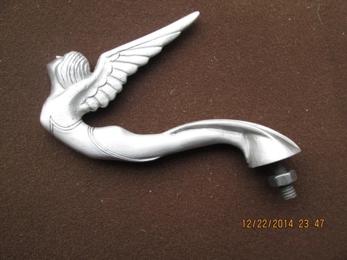 rare flying lady, winged goddess 1930 car hood ornament - Picture 2 of 4