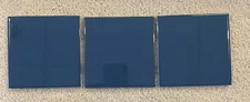 4 pc. Daltile 4-1/4"  Denim Blue Bright Glaze Ceramic Tile