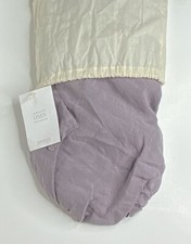 Restoration Hardware Garment-Dyed Linen CRIB Fitted Sheet Orchid NEW 74
