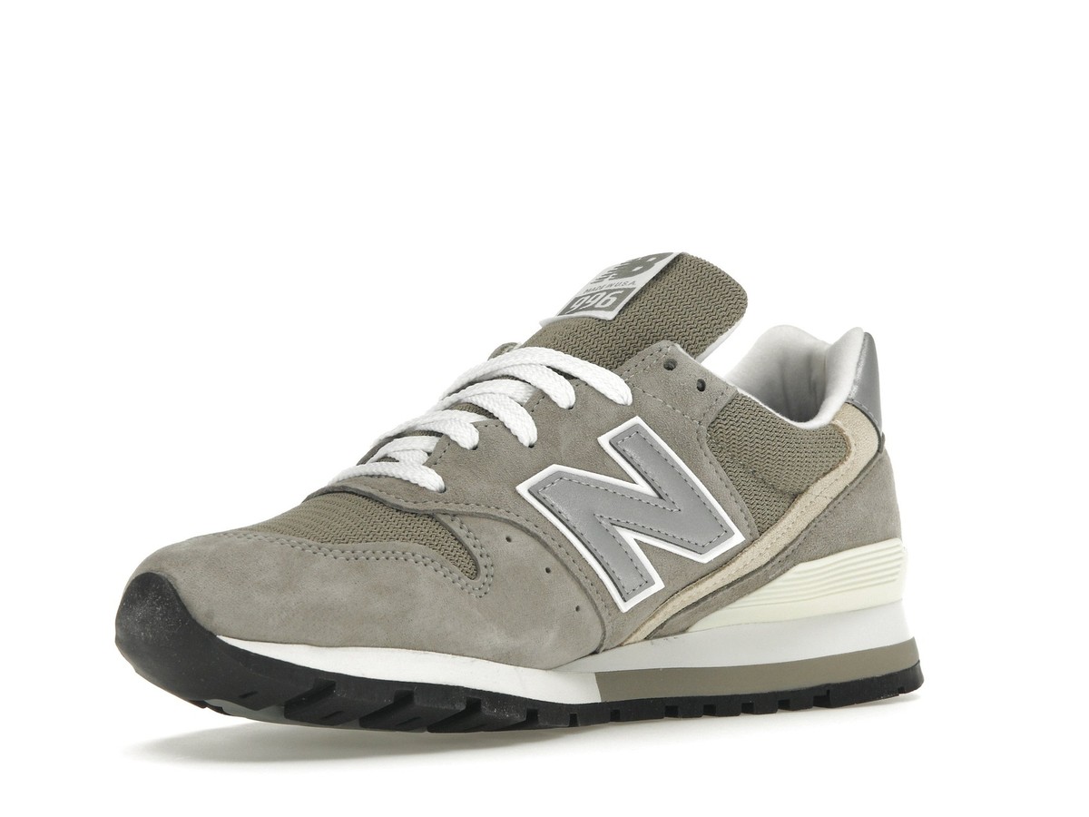 Size 10 - New Balance 996 Made in USA Grey Silver for sale
