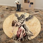 3D Angel Girl B329 Game Non Slip Rug Mat Photo Round Carpet Sarah Richter Amy