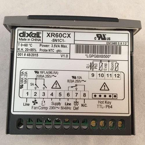 Microcomputer temperature controller Dixell XR60CX-5N1C1 230V/20A - Bild 4 von 4