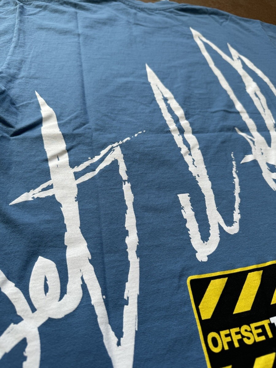 OFFSET x Denim Tears Tee #4 Blue Small | eBay