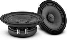 Pair DS18 PRO-CF6.4SL 6.5" Slim Motorcycle Car Water Resistant Mid Range Speaker
