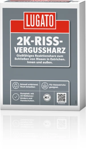 Lugato 2K-Rissvergussharz Set 600 ml Gießharz Rissharz