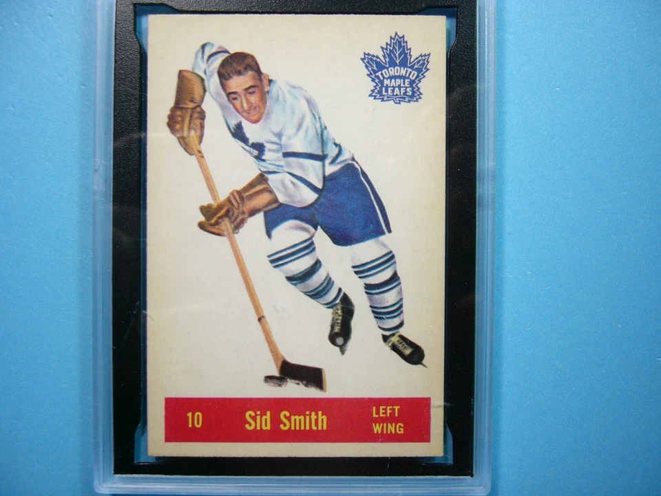 1957/58 PARKHURST NHL HOCKEY CARD #10 SID SMITH KSA 7.5 NM+ SHARP!! PARKIE - Image 3 of 4