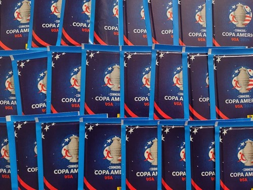 Brazil version 2024 Panini USA Copa America Soccer Cup x50 sticker Pack shiny