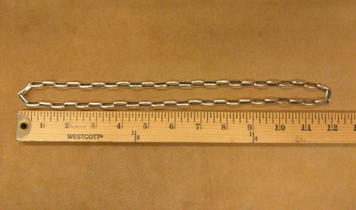 Native Southwestern Sterlingsilber Navajo Kette Halskette - schlichtes Design - Bild 5 von 11