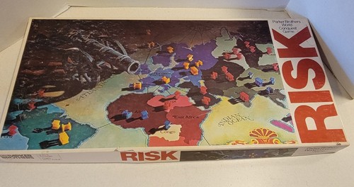 Risk Strategy Board Game by Parker Brothers Vintage 1975 1980, 100% COMPLETE - Picture 11 of 16