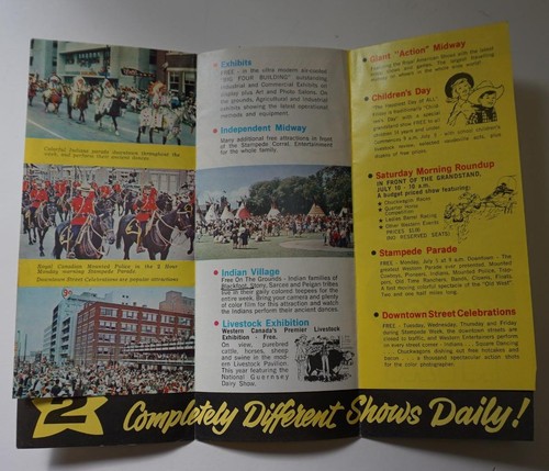 Calgary Exhibition Stampede July 1965 Official Souvenir Program Salute to Cowboy - Picture 5 of 5