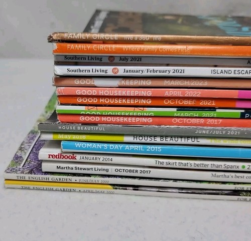 Family Circle Good Housekeeping House Beautiful English Garden 16 Magazines - Picture 2 of 10