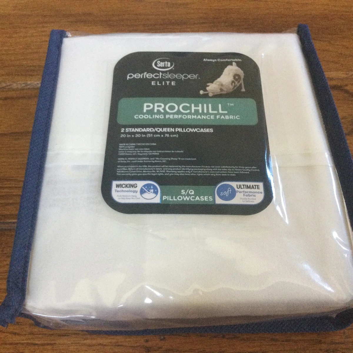 Serta Perfect Sleeper Elite Prochill Cooling Fabric 2 Standard