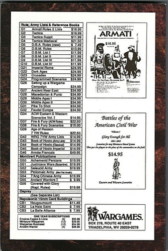 Wargaming MWAN Midwest Assoc Newsletter Jan Feb 1996 Rules Historical 79 - Picture 2 of 2