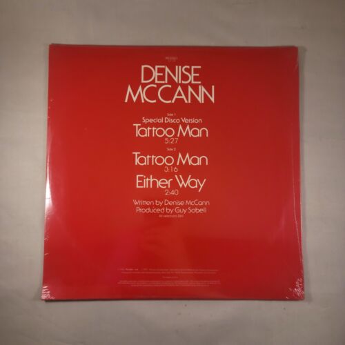 Tattoo Man (Disco Version) 12" Single by Denise McCann - Vinyl - PD D501 - NM/NM - Imagen 2 de 2