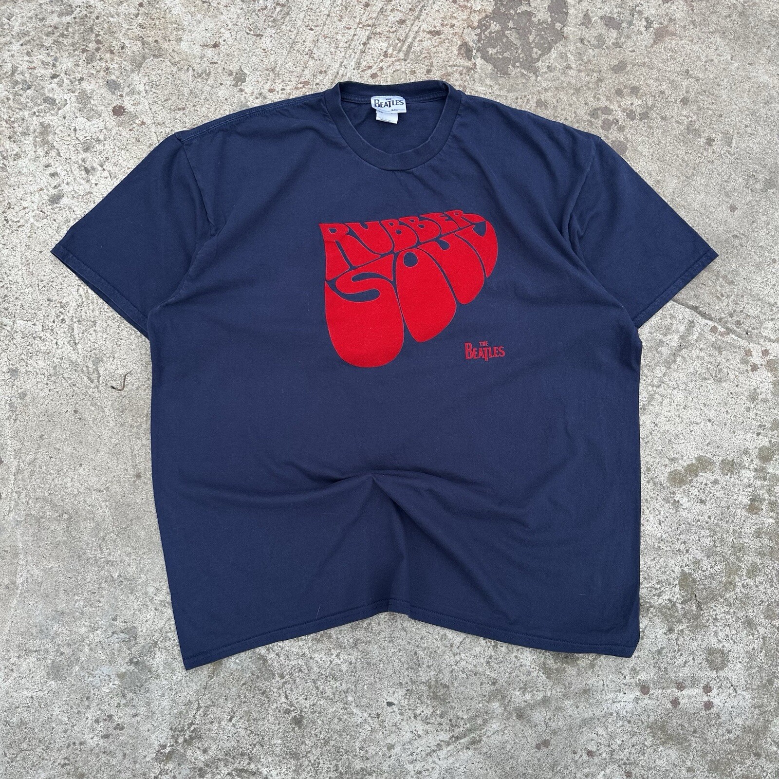 Vintage The Beatles Rock T-shirts Logo 90s Y2K USA Style Band Tee Used