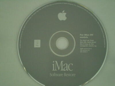 Apple Macintosh iMac (2000) Software Media Pack 600-7829 - 4 CD s