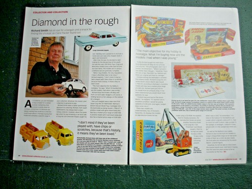 Hot Wheels Rumblers 2 page sides article + Collectors article Corgi 2 sides A - Picture 2 of 2