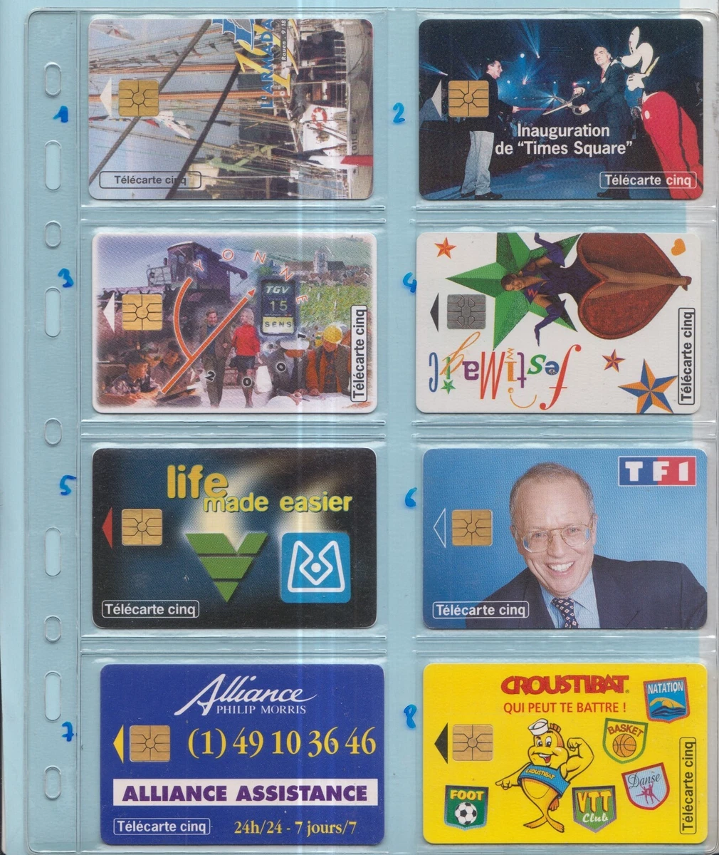 Lot De 14 Télécartes France - Années 90 - Différentes Marques, Collection