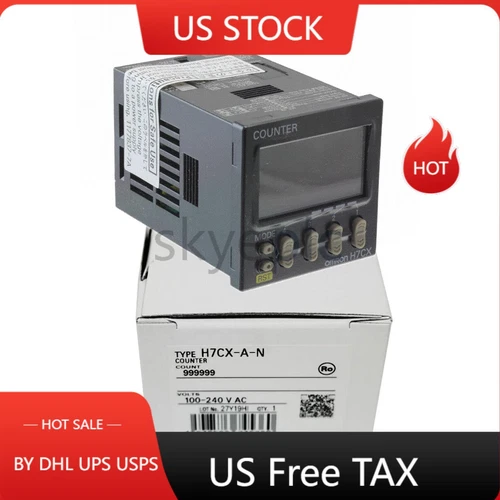 One Omron H7CX-A-N Replace H7CXAN Digital Counter New In Box US Free TAX