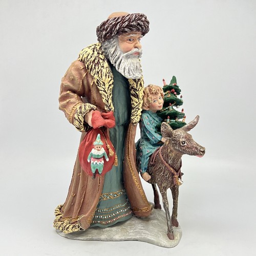 1986 Duncan Royale History of Santa Bavarian Figurine Christmas Signed Numbered - Picture 6 of 10