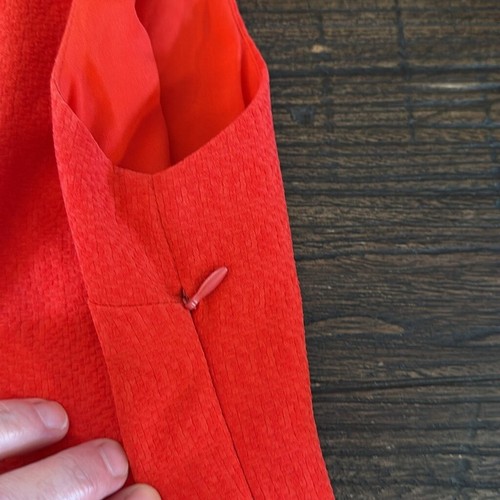 Sezane Daniela ärmelloses Kleid korallenrot Größe 36 US 4 - Bild 5 von 12