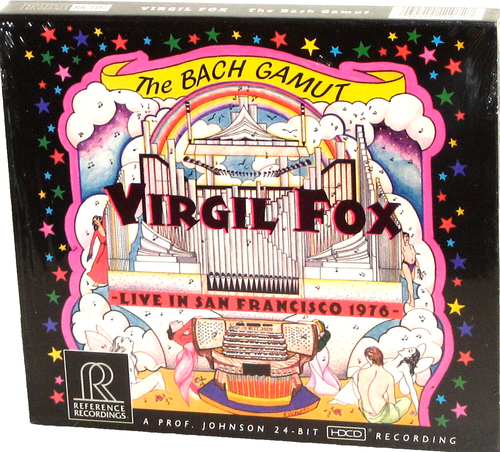 Reference Recordings CD RR-107: Virgil Fox - The Bach Gamut - 2006 USA SEALED - Picture 1 of 2