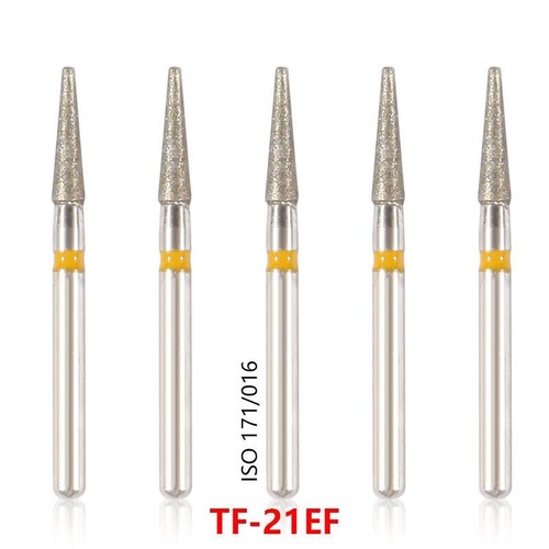 5 pcs Zahnarzt Diamant Bohrer Schleif Fräs Präparation Dental High speed Turbine - Bild 54 von 757