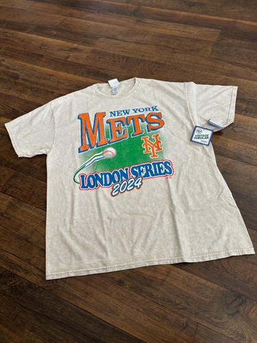 '47 brand NY METS men's VINTAGE TUBULAR t-shirt, white, LARGE, New w/tags