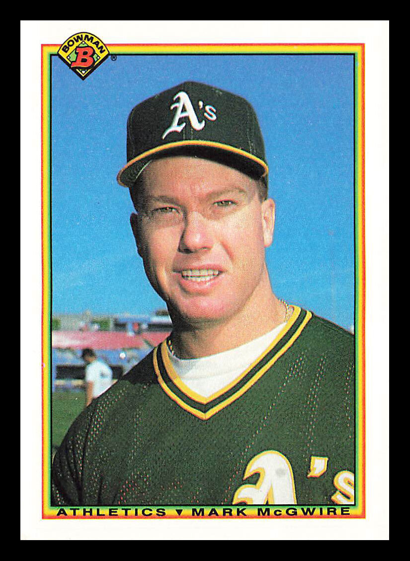 Mark McGwire #454 1990 Bowman Oakland Athletics