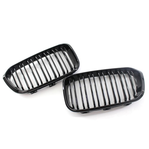 Car Kidney Racing Grill Grille Double Line for BMW F20 F21 1 Series 2015 to 2016 - Picture 7 of 9