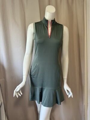 Lady Hagen Women's Drop Waist Sleeveless Golf Dress, XS, Tender Olive Lady Hagen Women's Drop Waist Sleeveless Golf Dress, XS, Tender Olive