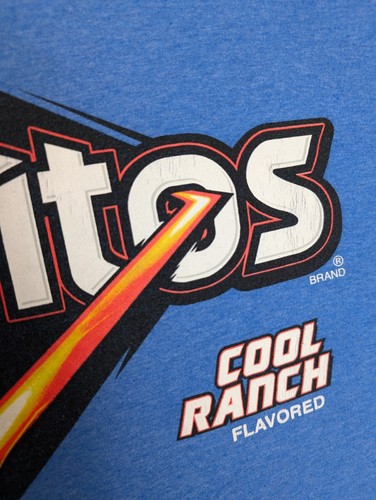 Camisa Doritos Cool Ranch Para Hombres Grande Azul Manga Corta Gráfico Logo Novedad Camiseta - Imagen 8 de 10