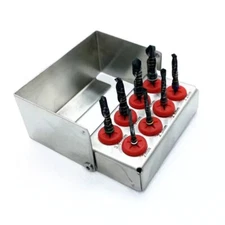 8 Pcs Black Precision Drill Bit Kit – Mini Rotary Tools