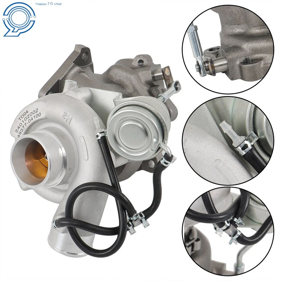 49377-04300 Billet TD04L Turbo For Subaru Forester Impreza WRX-NB 2.0L 58T EJ205 — 第 3/4 张图片