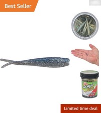 Gulp! Alive! Minnow Soft Bait - 1in Lifelike Blue Shiner for Fishing Success