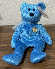 TY 2001 Beanie Baby - CLASSY the Bear (People's Beanie)  - MWMTs