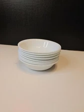 Set of 8 Corelle Winter Frost White  Small Berry/Dessert  Bowls 5-3/8"
