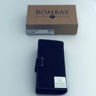 Bombay Genuine Leather 2 Cigar Travel Case w/ Stainless Steel Cutter W/Box — photo 2