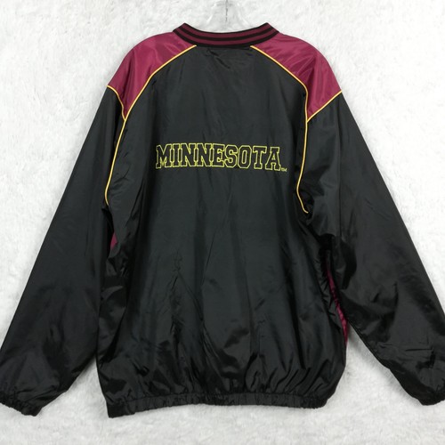 Minnesota Golden Gophers Mens Football Jacket Collegiate Windbreaker Maroon XL - Bild 2 von 11
