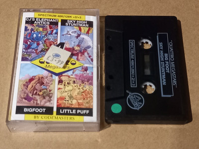 Quattro Megastars - Sinclair ZX Spectrum 48k Cassette - Codemasters