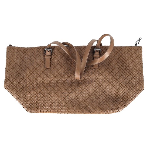 Bottega Veneta Large Cesta Tote Bag in Brown Intrecciato Leather - Picture 6 of 9