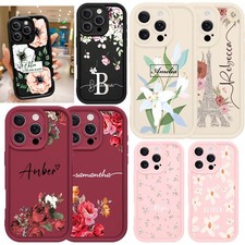 Sweet Floral Shockproof Phone Case For iPhone 15 16 14 17 Pro Personalised Cover