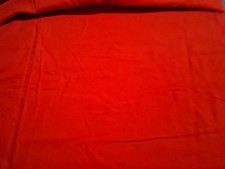 Red Solid Color Flannel Fabric 58" X 32"