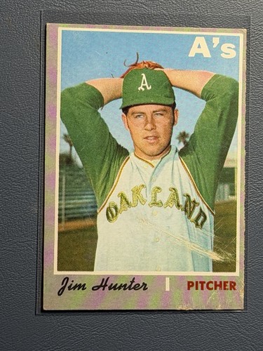 Jim Hunter #565 1970 Topps card