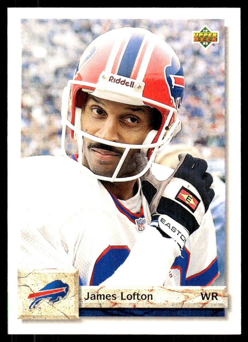 James Lofton 1992 Upper Deck #585 Bills FREE SHIPPING StackedPacks