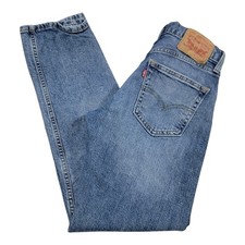 Levis 514 Straight Leg Jeans Men's 28x30 Medium Wash Blue Denim